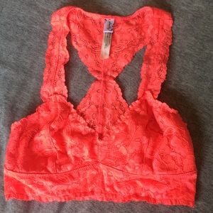 Orange Free People Bralette